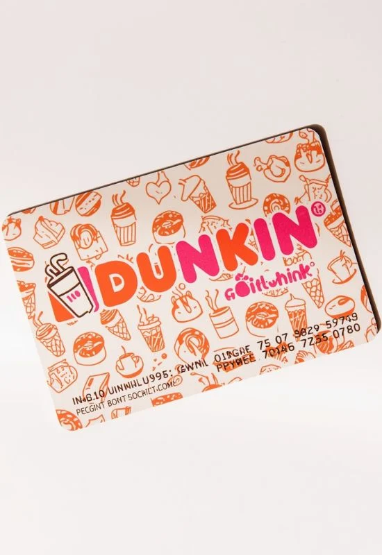$10 Dunkin Gift Card