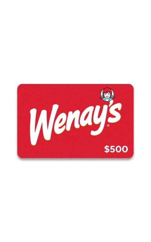 $500 Wendy's Gift Card