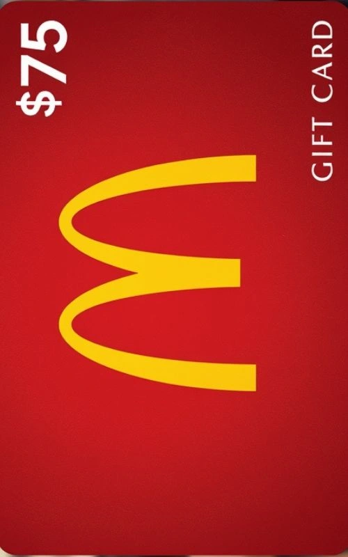 $75 McDonalds Gift Card