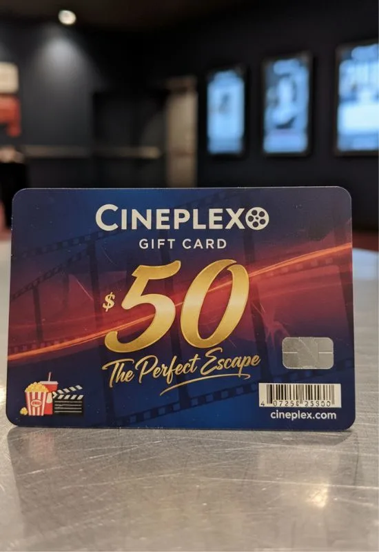 Cineplex Gift Cards $50