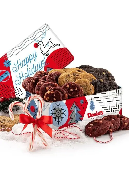 David's Cookies Christmas Cookies Gift Box