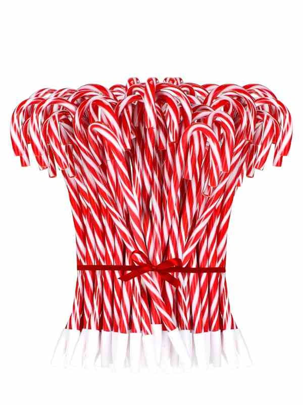 Meanplan 100 Pieces Candy Cane Pen