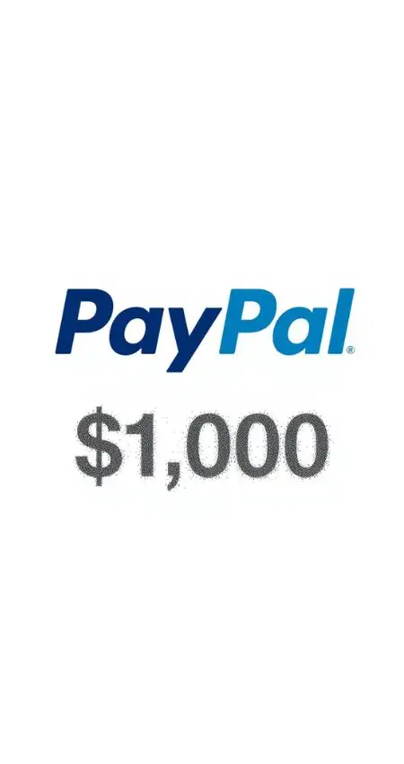 PayPal $1,000 Gift Cards