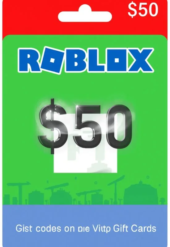 Roblox Gift Cards Code