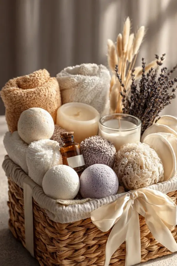 DIY Spa Gift Basket