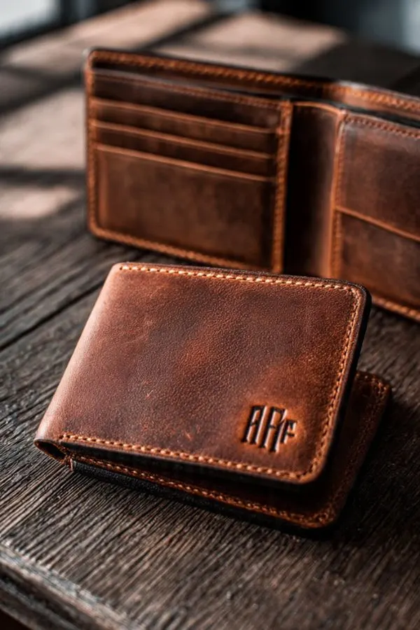 Personalized Leather Wallet