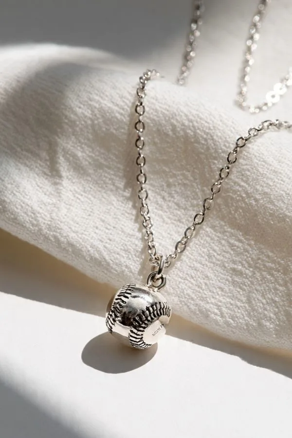 Personalized Softball Necklace