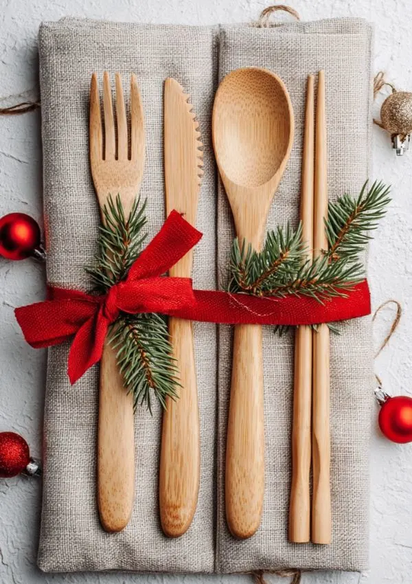 Bamboo Cutlery Travel Set
