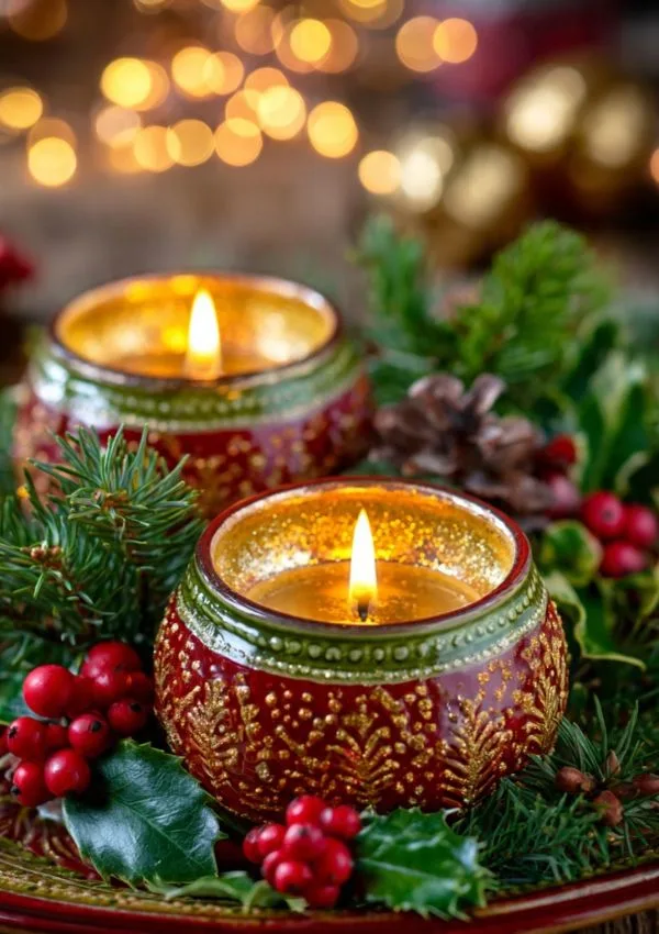 Christmas Candle Holder