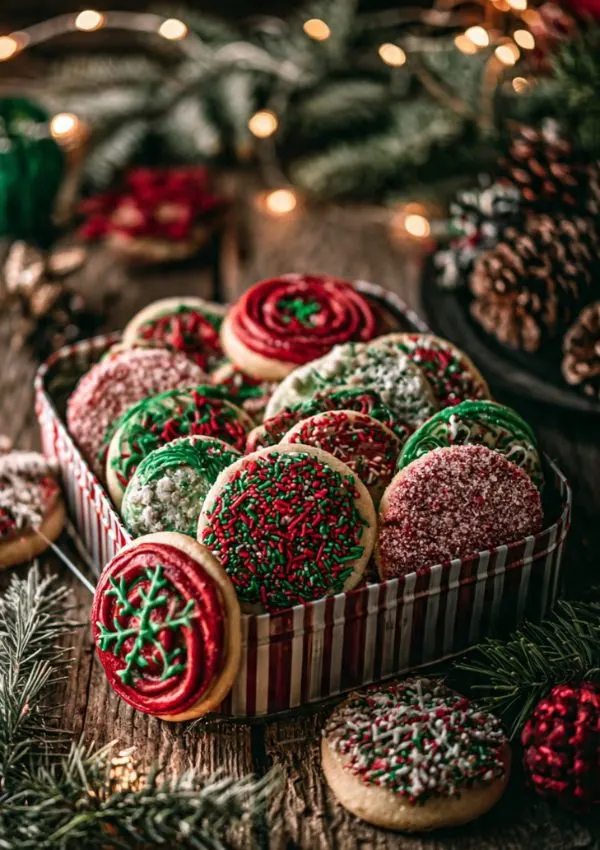 Christmas Cookie Tin