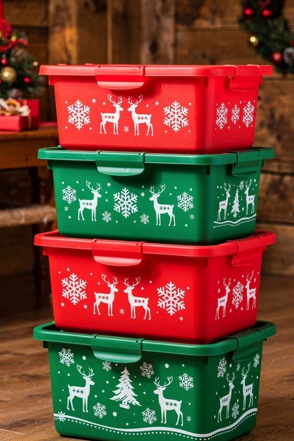 Christmas Storage Bins