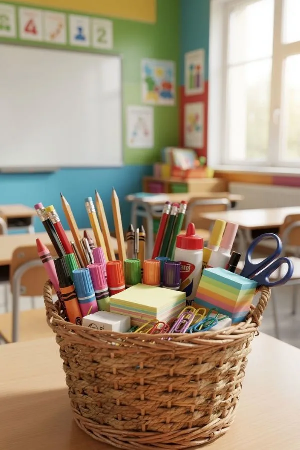 Classroom Supply Basket