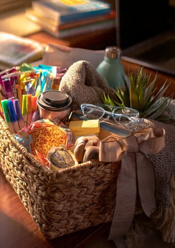 College Survival Gift Basket