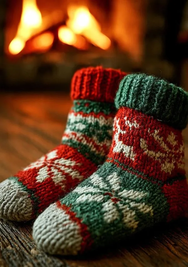 Cozy Christmas Socks