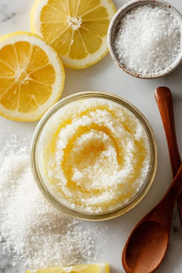 DIY Lemon Sugar Scrub