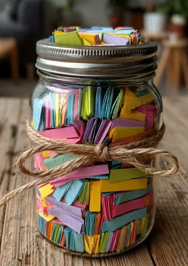 DIY Paper Jar Notes