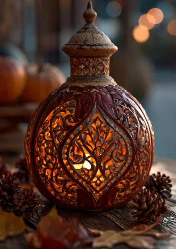 Decorative Pumpkin Lantern
