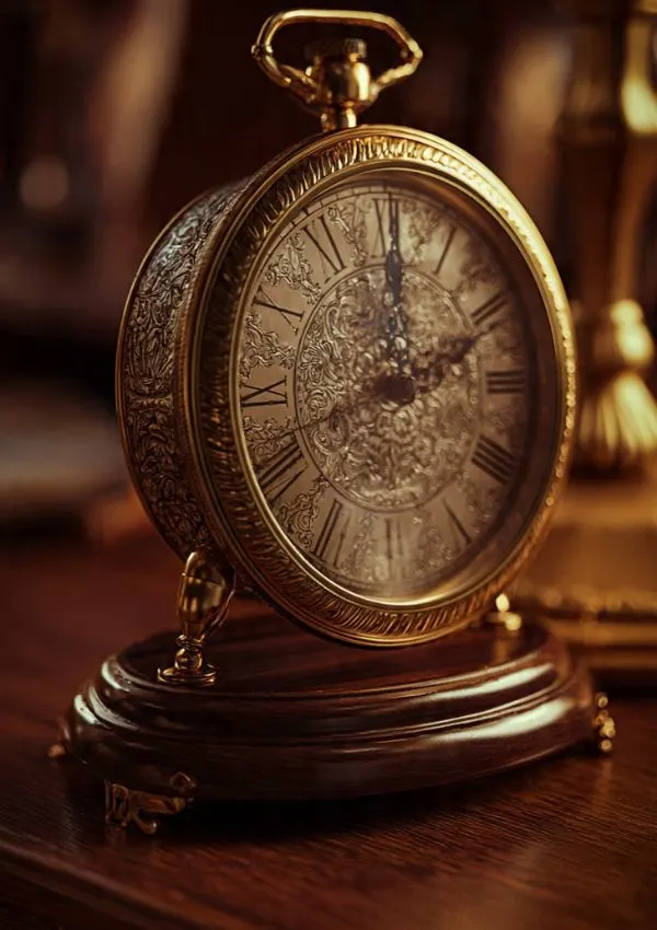 Engraved Desk Clock