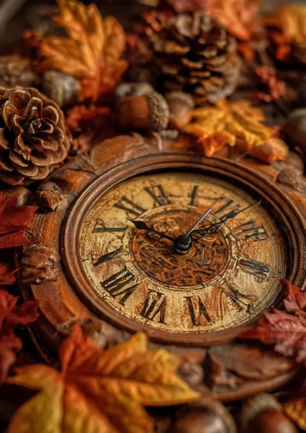 Fall-Themed Clock
