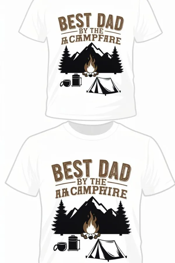 Father's Day Camping T-Shirt