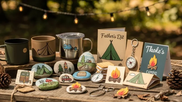 Fathers Day Gifts Ideas From Kids Camping Theme