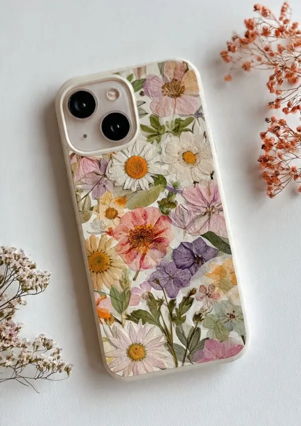 Floral Scrapbook Paper Case