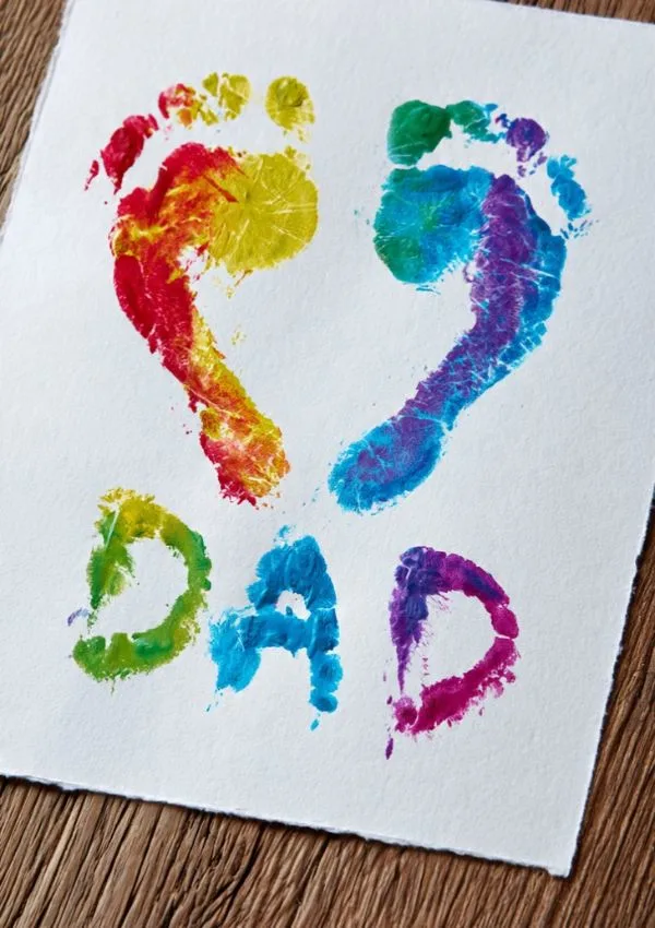 Footprint Father's Day Art