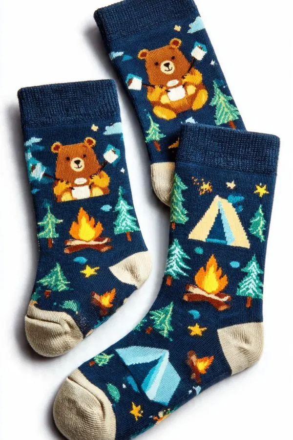 Funny Camping Socks