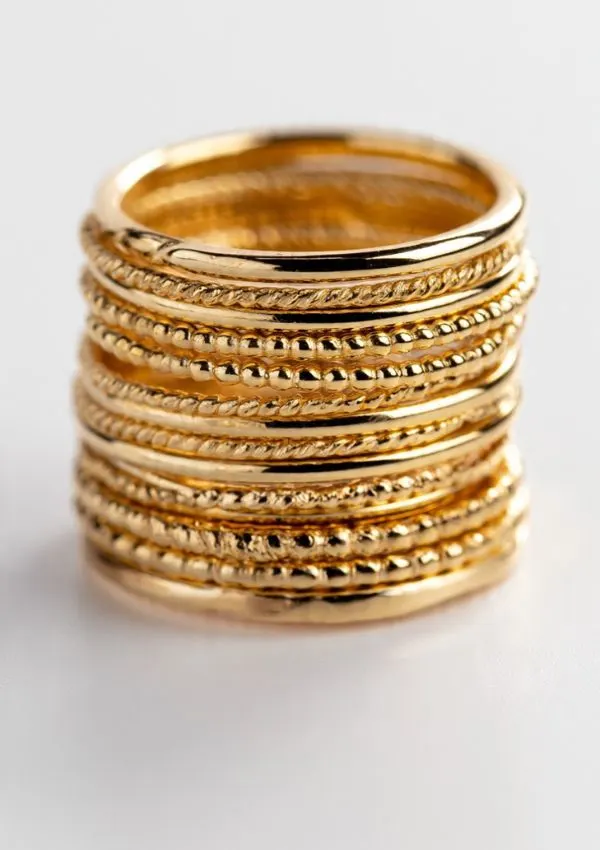 Gold Ring Set