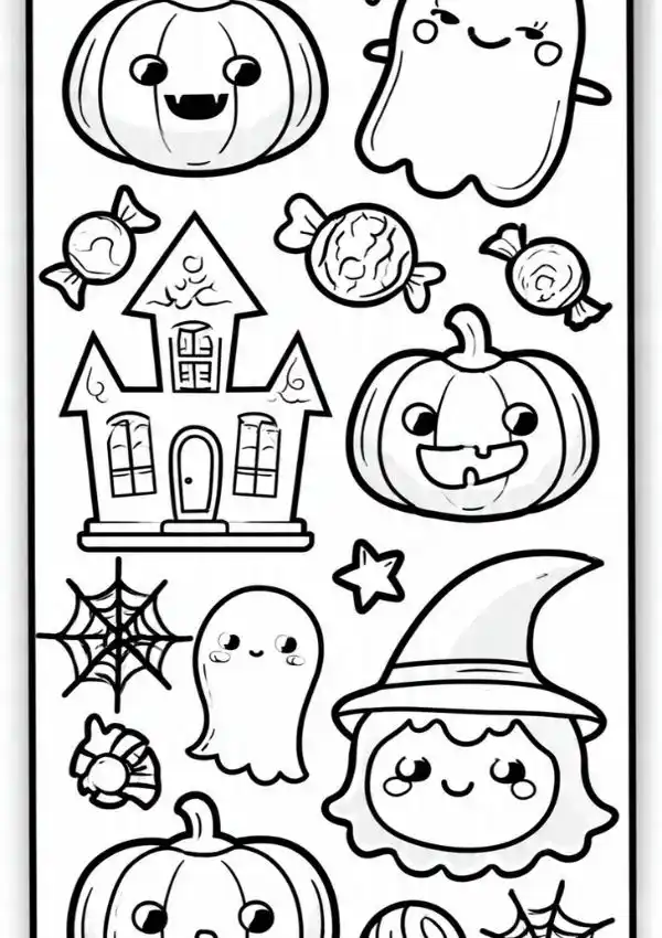 Halloween Coloring Box