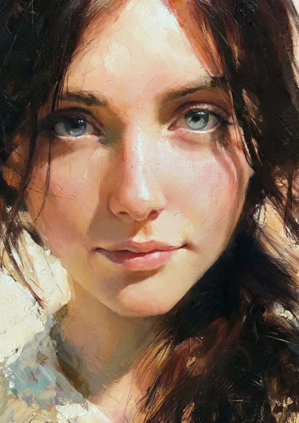 Hand-Painted Portrait