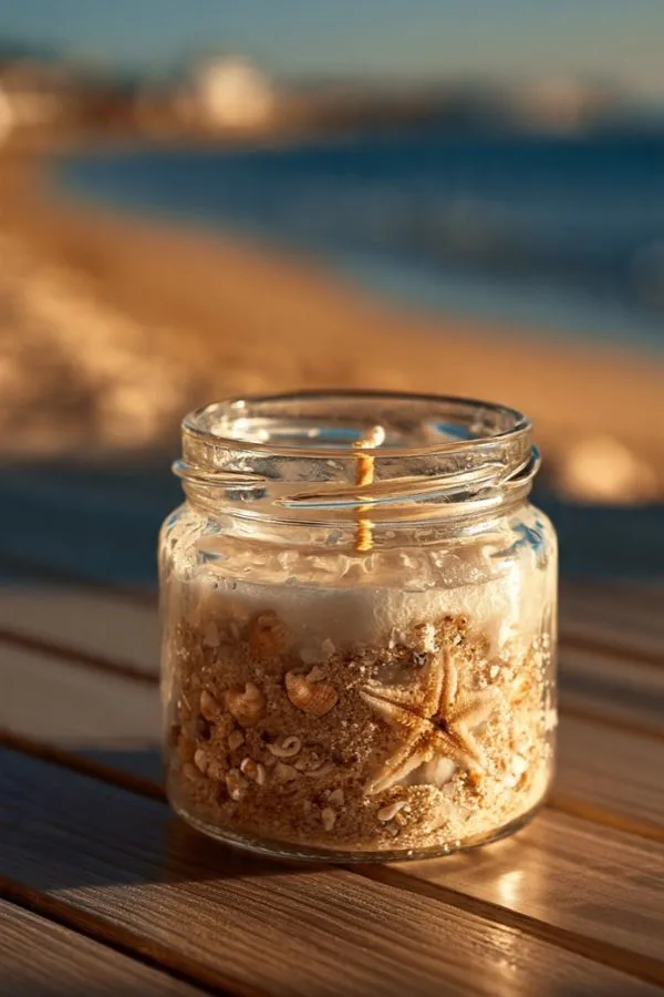Handmade Beach Candle