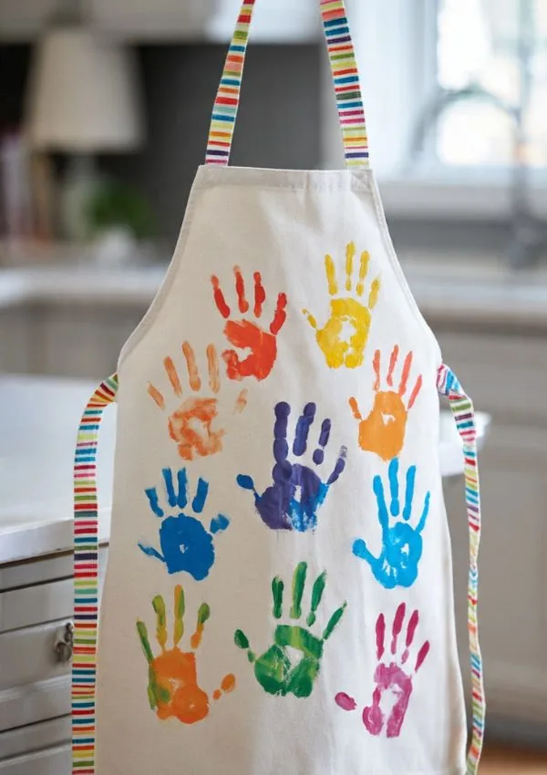 Handprint Apron
