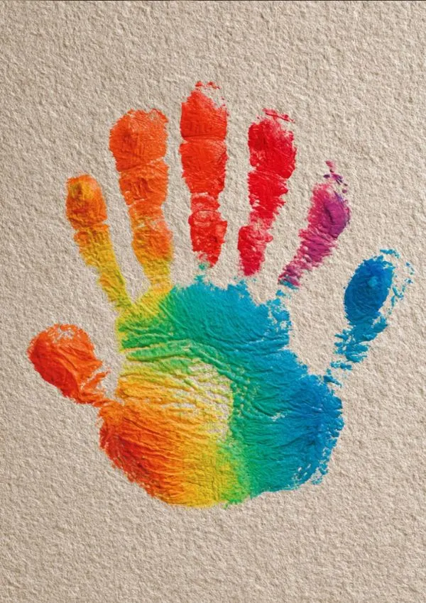 Handprint Father’s Day Card