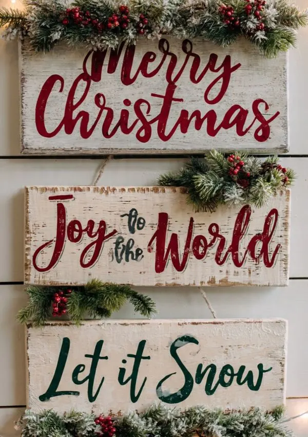 Holiday Wall Signs