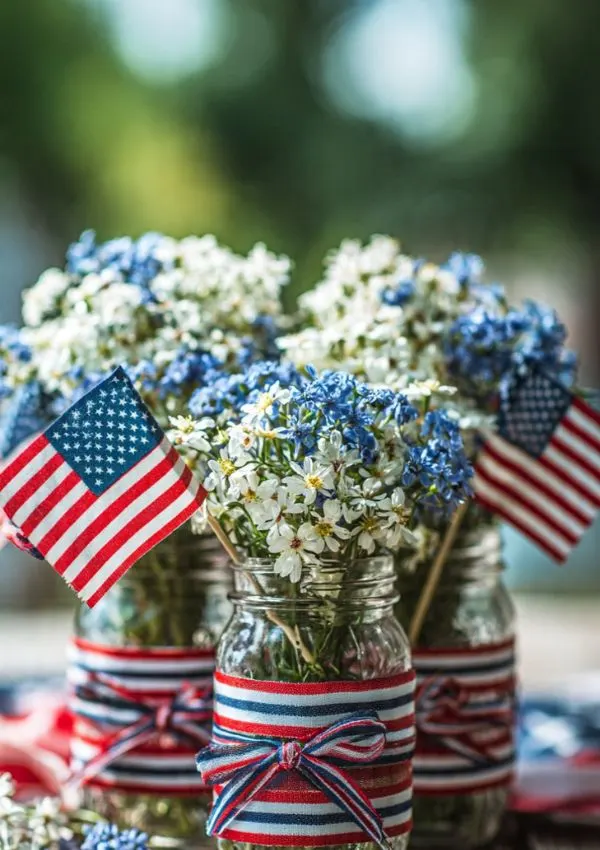 Mason Jar Centerpiece Set