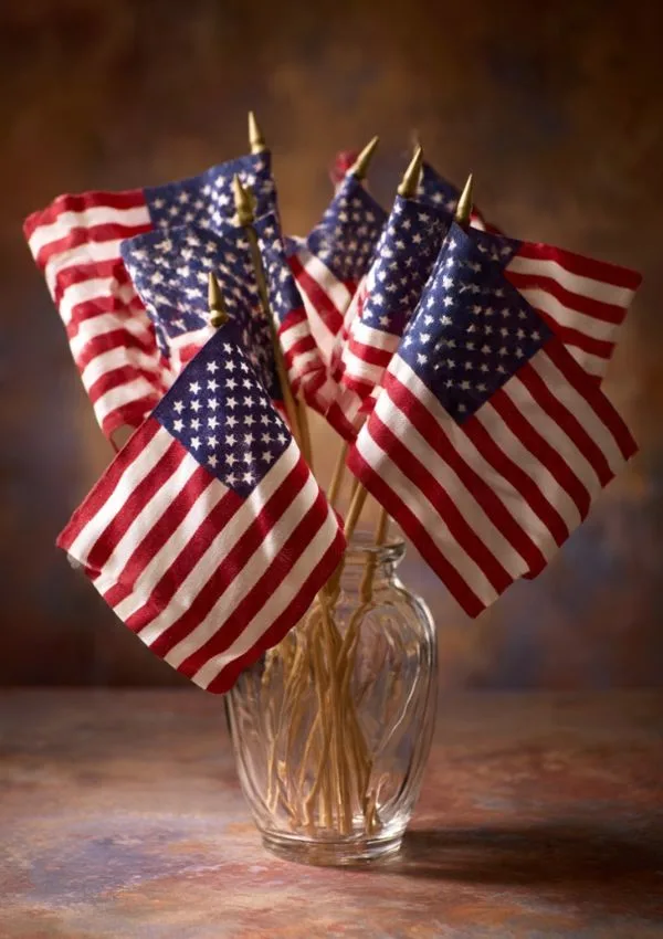Mini Flag Centerpiece