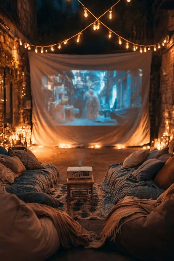 Outdoor Movie Projector
