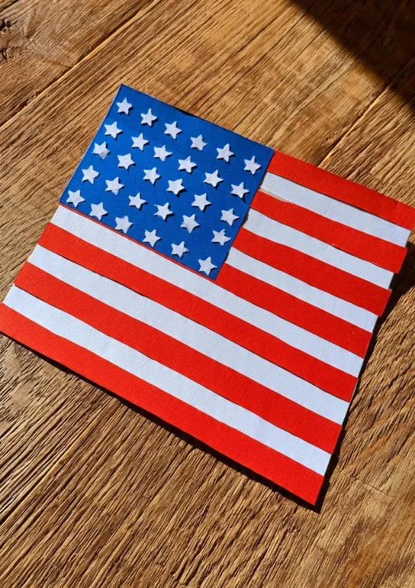 Paper American Flag Craft