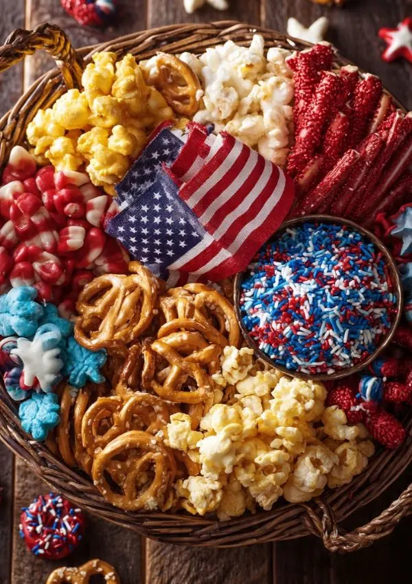 Patriotic Snack Basket