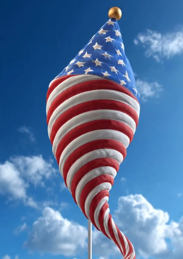 Patriotic Windsock