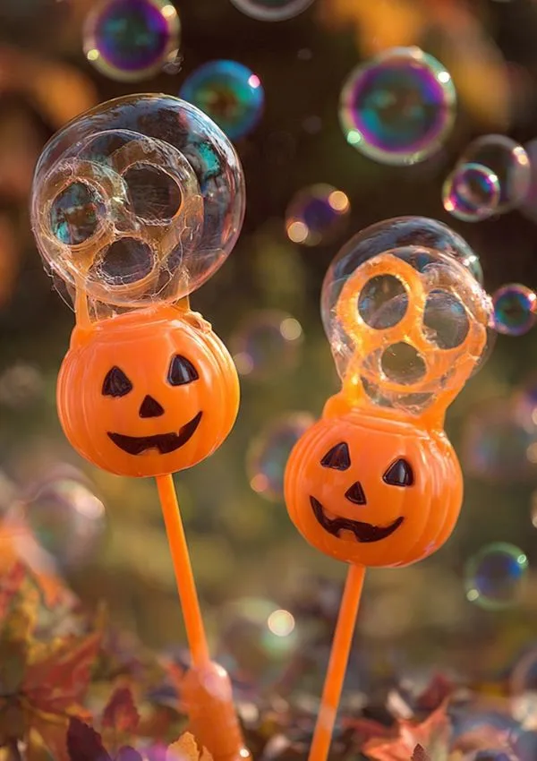 Pumpkin Bubble Wands