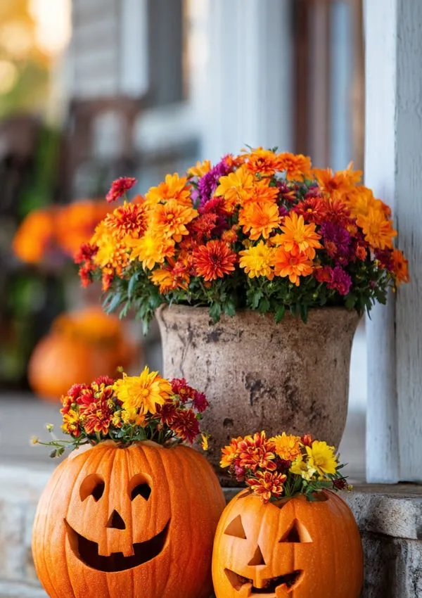 Pumpkin Flower Pots