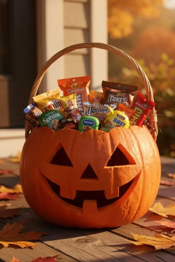 Pumpkin Treat Basket