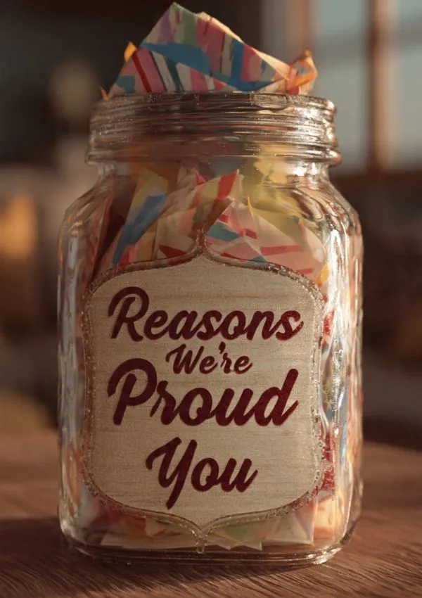 Reasons We're Proud of You Jar