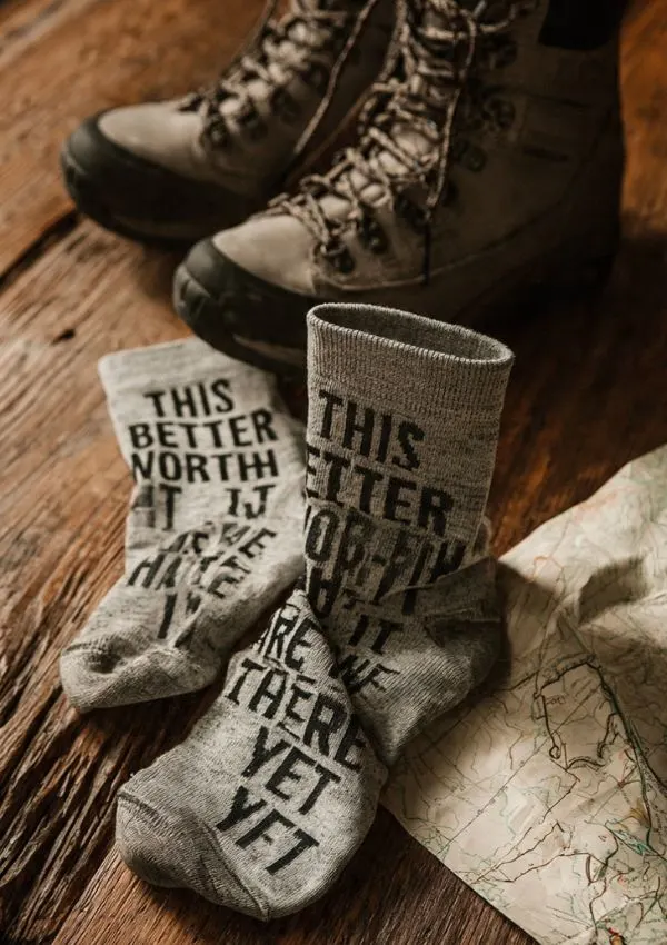 Sarcastic Hiking Socks