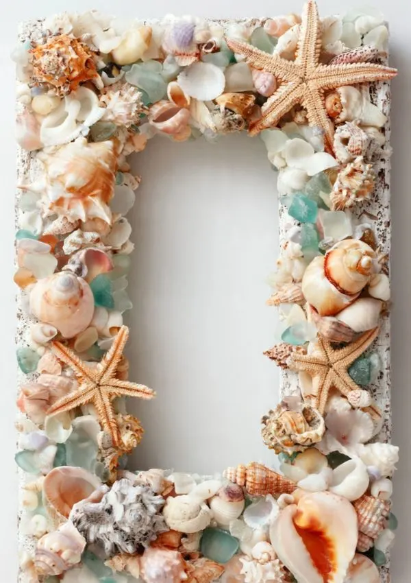 Seashell Picture Frame