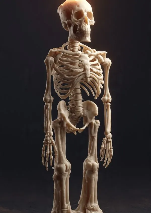 Skeleton Candle