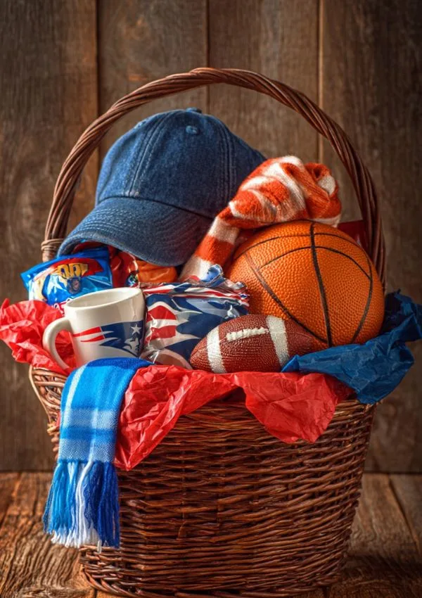 Sports Fan Basket