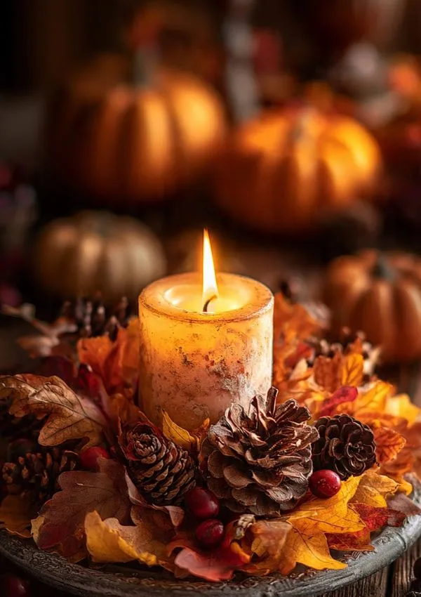 Thanksgiving Candle